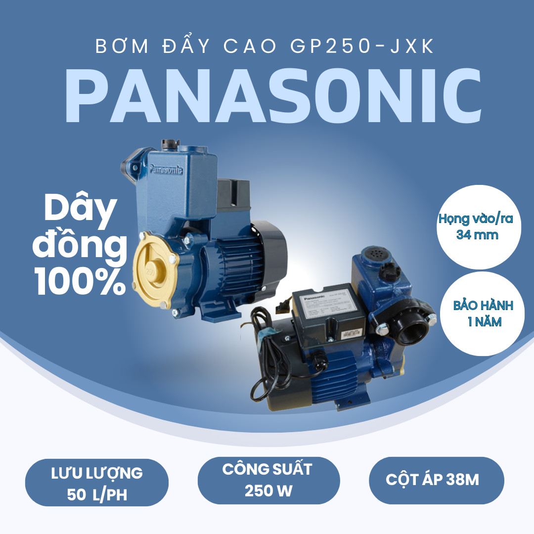 Máy bơm đẩy cao Panasonic GP-250JXK 250w