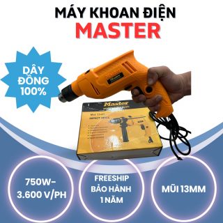 Máy khoan điện Master 750w 3600v/ph